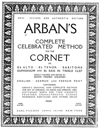 Arbans Complete Conservatory for Trumpet - Exercises: 7 - 9