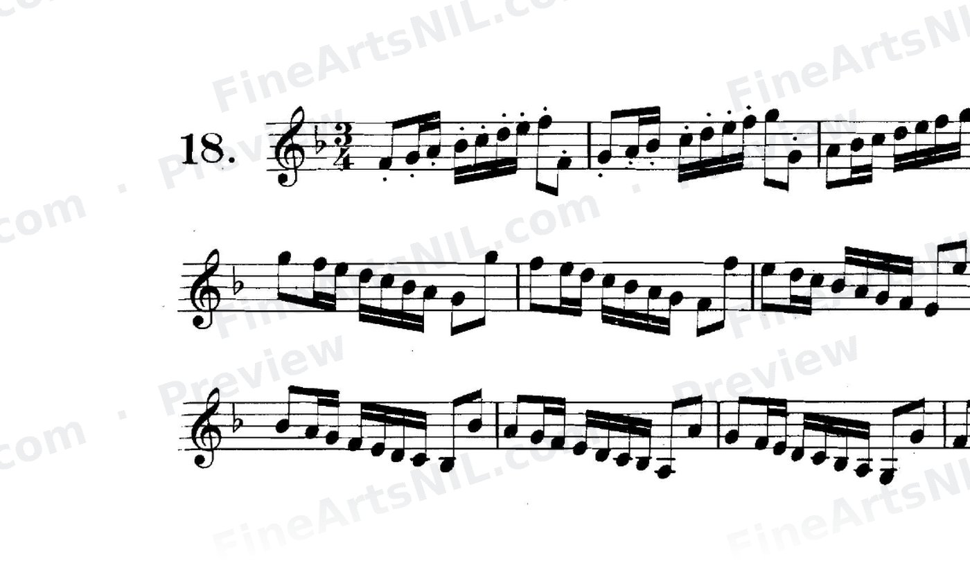 Scale Studies - Major Scales / No. 18