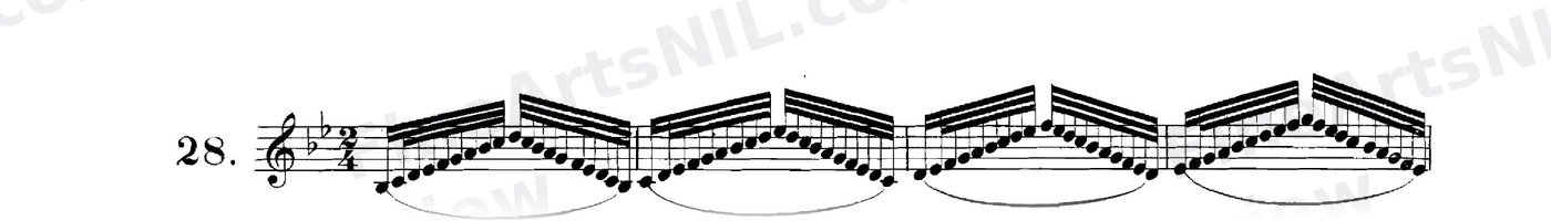 Scale Studies - Major Scales / No. 28