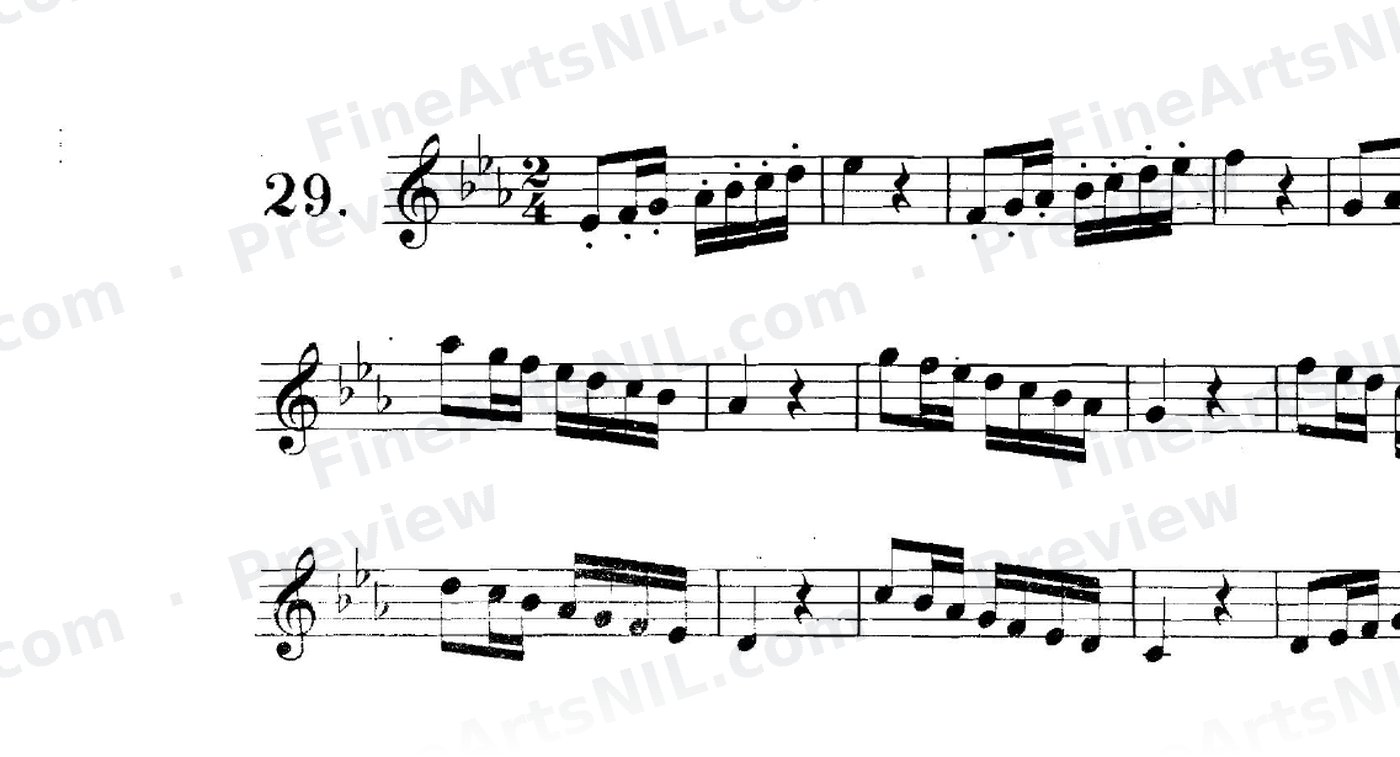Scale Studies - Major Scales / No. 29