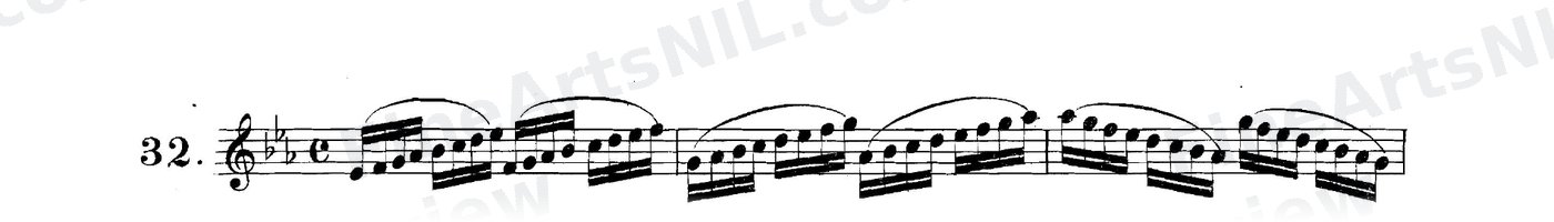Scale Studies - Major Scales / No. 32