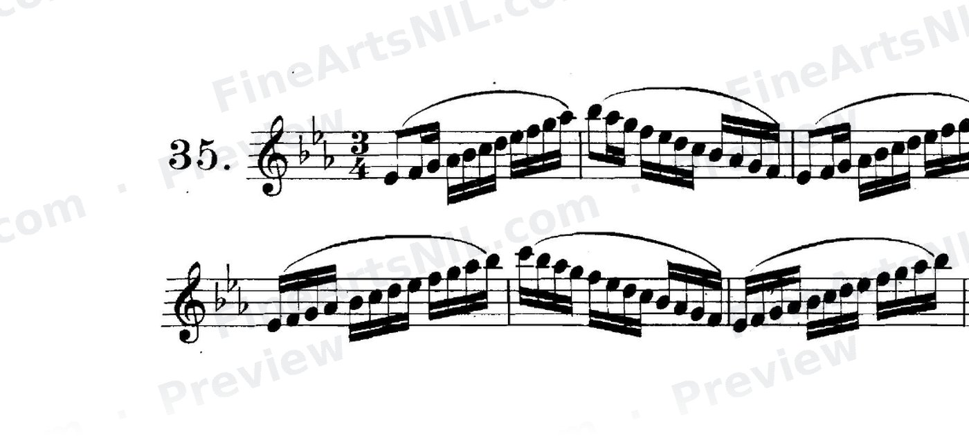 Scale Studies - Major Scales / No. 35