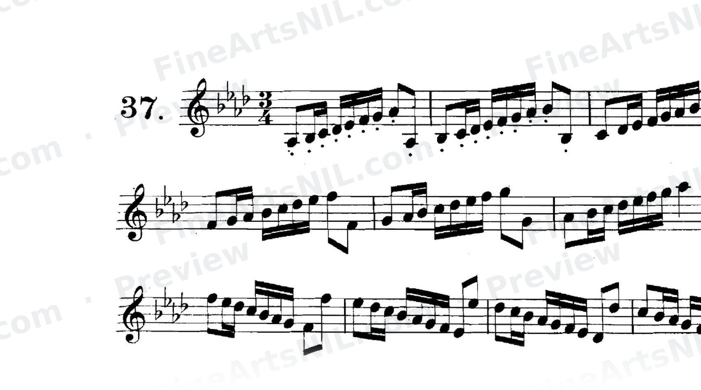 Scale Studies - Major Scales / No. 37