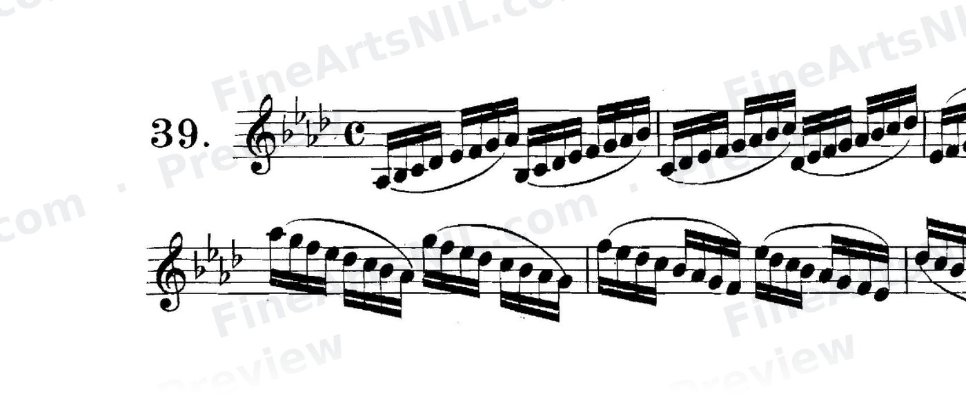 Scale Studies - Major Scales / No. 39
