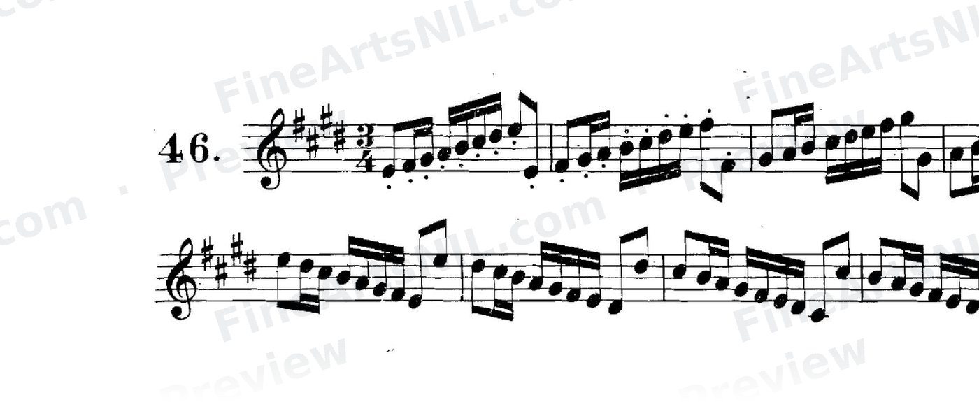 Scale Studies - Major Scales / No. 46