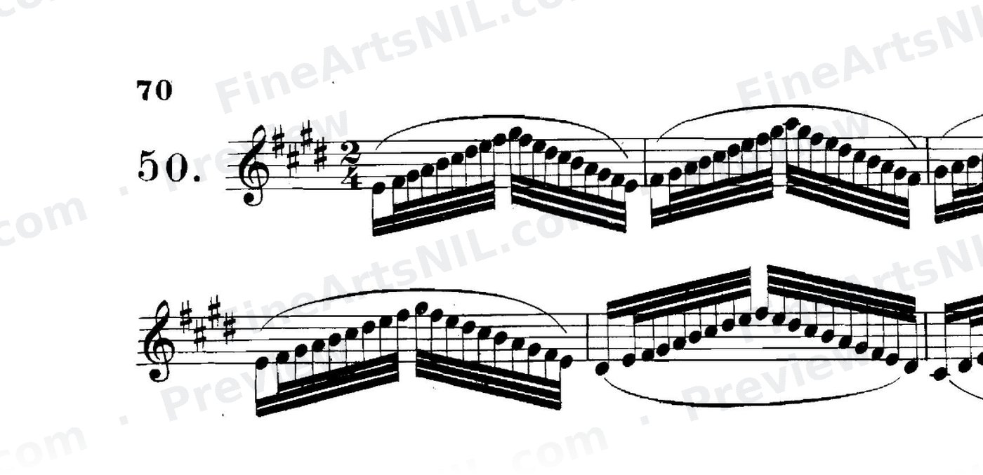 Scale Studies - Major Scales / No. 50