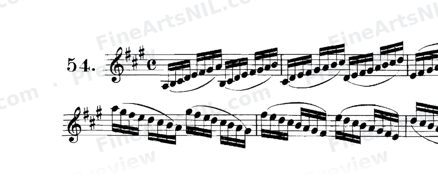 Scale Studies - Major Scales / No. 54