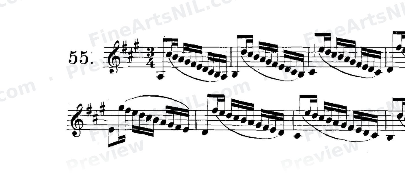Scale Studies - Major Scales / No. 55