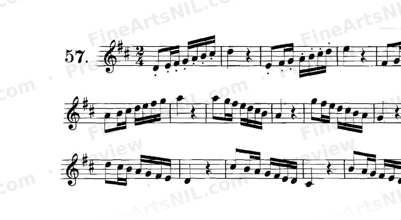 Scale Studies - Major Scales / No. 57