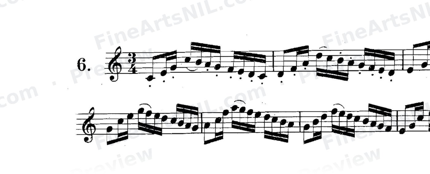 Scale Studies - Major Scales / No. 6