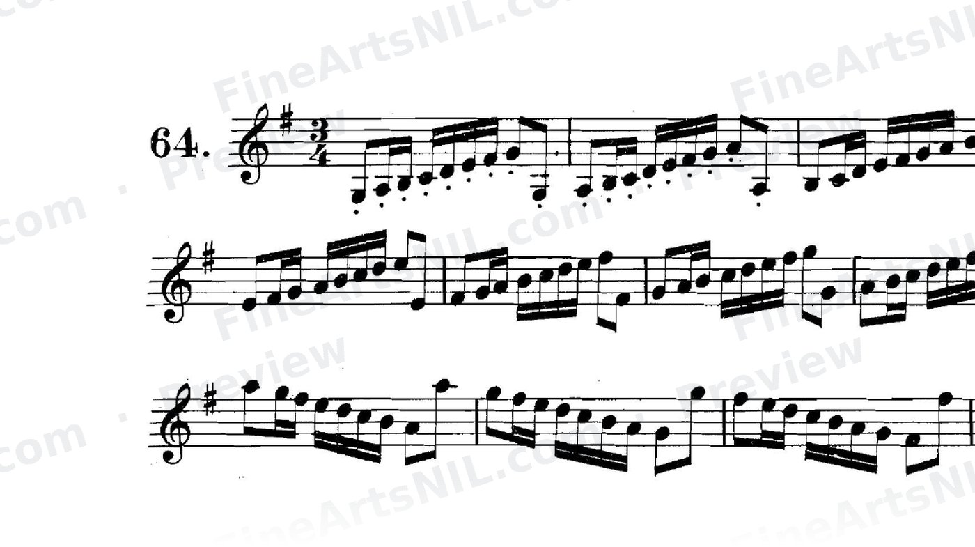 Scale Studies - Major Scales / No. 64