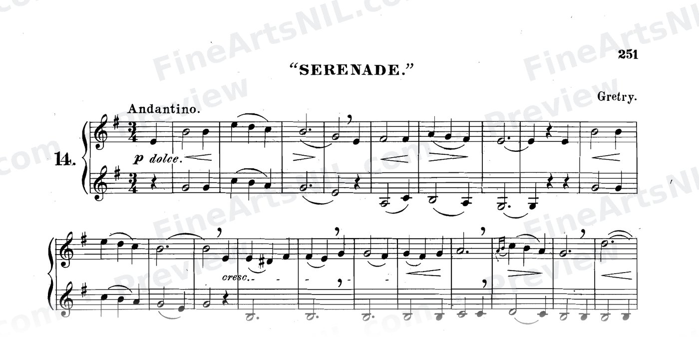 Sixty-eight Duets for Two Cornets / No. 16 / Romance from "Joseph."