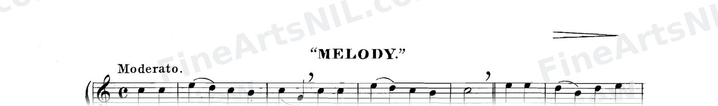 Sixty-eight Duets for Two Cornets / No. 5 / Melody.
