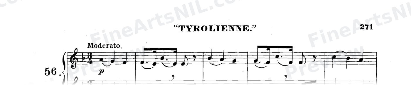 Sixty-eight Duets for Two Cornets / No. 56 / Tyrolienne.