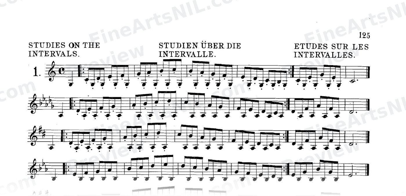 Studies on the Intervals / No. 1