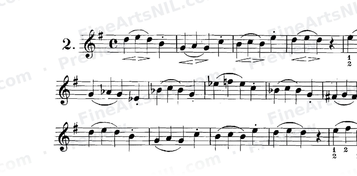 Studies on the Slur (or Legato) / No. 2