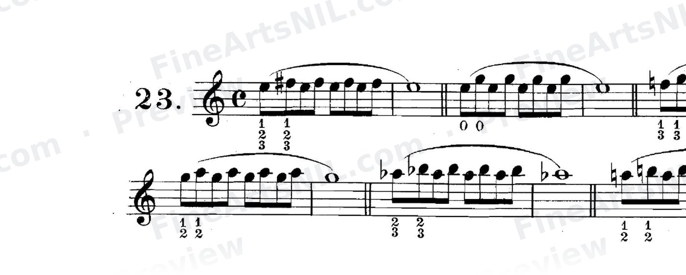 Studies on the Slur (or Legato) / No. 23