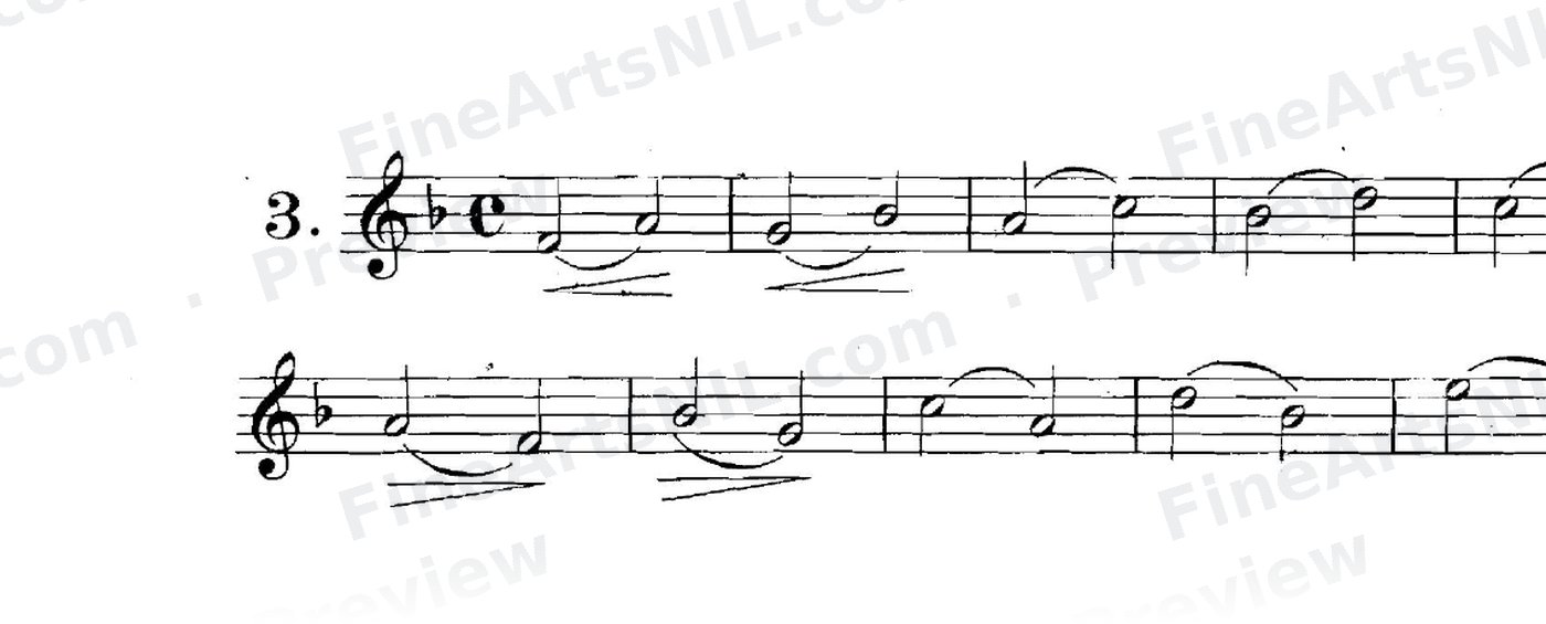 Studies on the Slur (or Legato) / No. 3