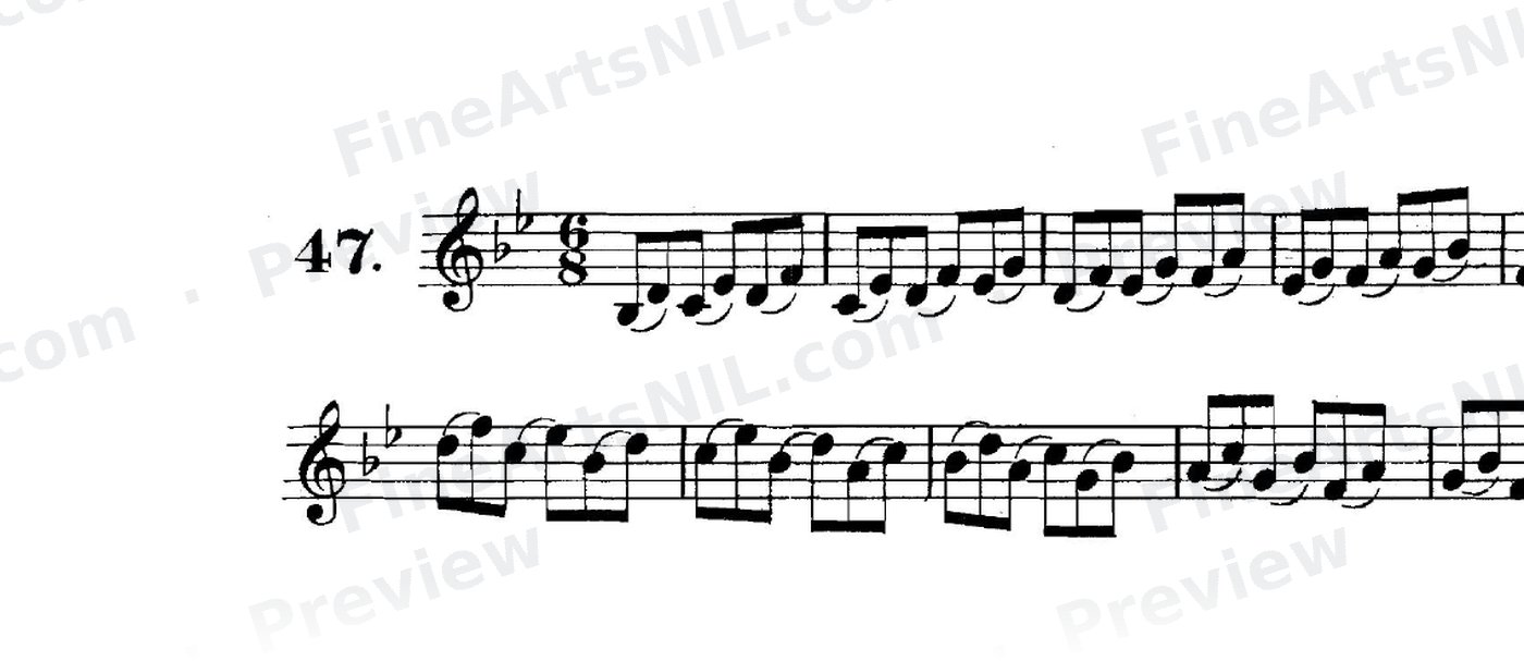Studies on the Slur (or Legato) / No. 47