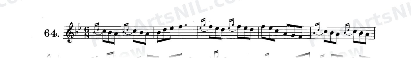 Studies on the Slur (or Legato) / No. 64