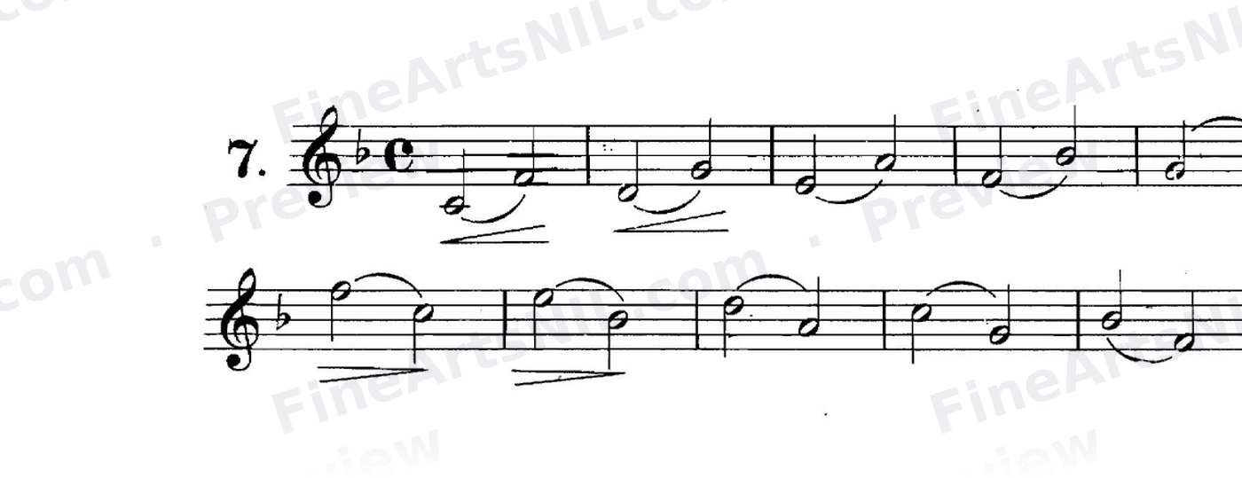 Studies on the Slur (or Legato) / No. 7