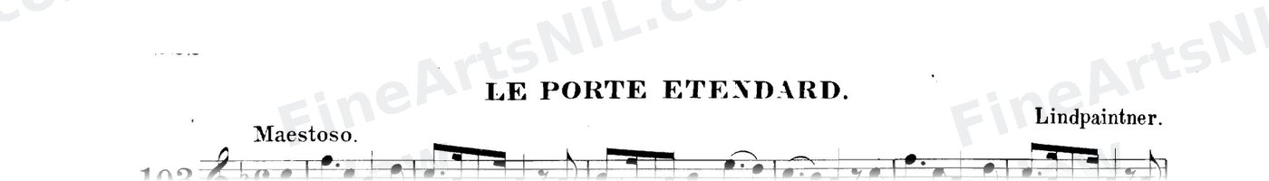 The Art of Phrasing / No. 103 / Le Porte Etendard.