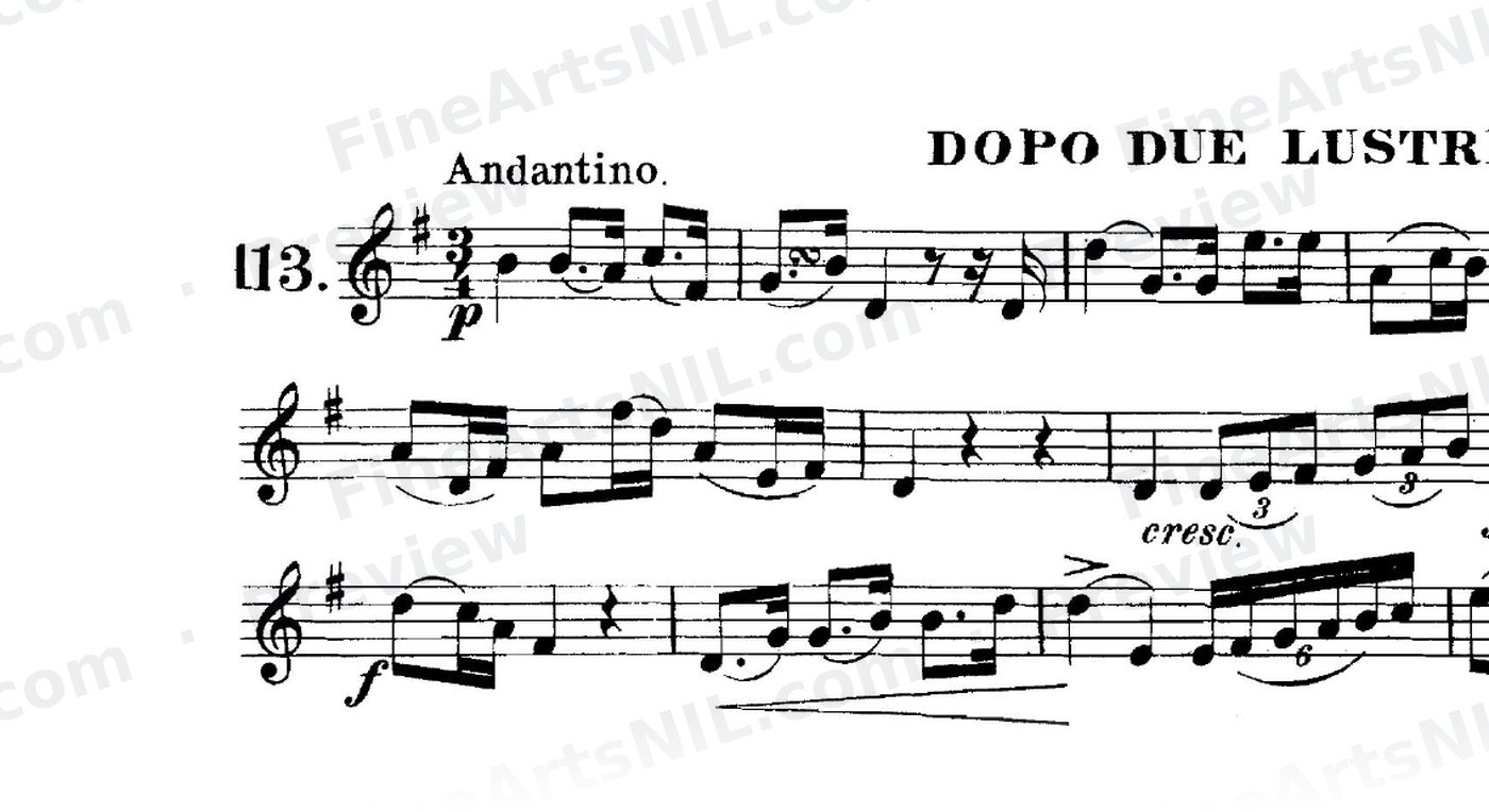 The Art of Phrasing / No. 113 / Dopo Due Lustri.