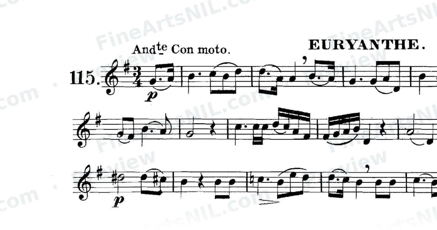 The Art of Phrasing / No. 115 / Euryanthe.