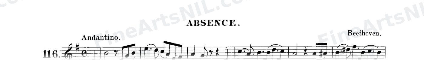 The Art of Phrasing / No. 116 / Absence.