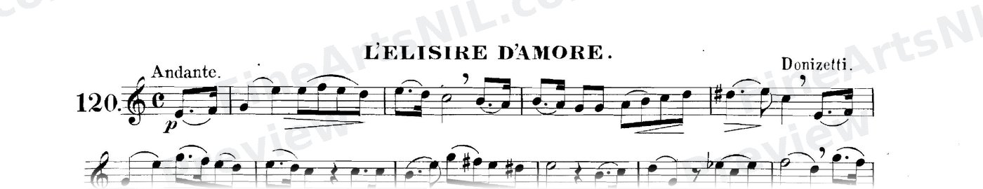 The Art of Phrasing / No. 120 / L'Elisire D'Amore.