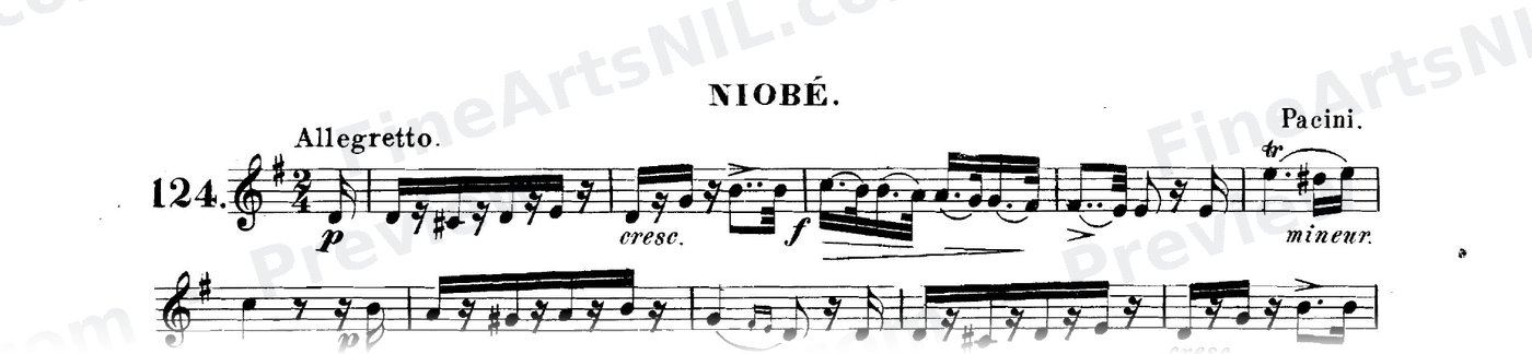 The Art of Phrasing / No. 124 / Niobé.