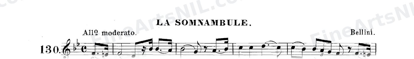 The Art of Phrasing / No. 130 / La Somnambule.