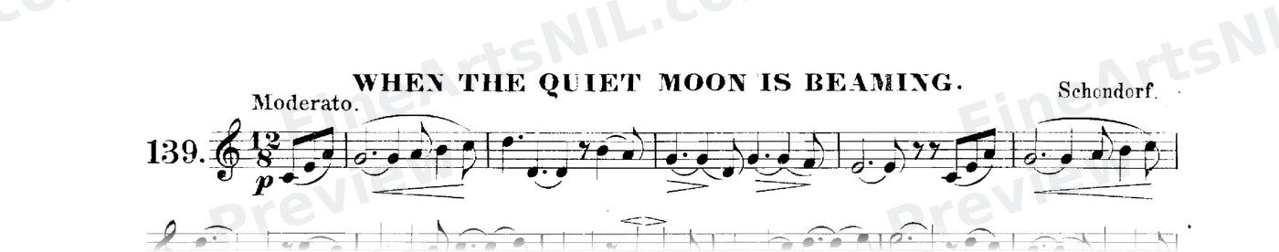 The Art of Phrasing / No. 139 / When the Quiet Moon Is Beaming.