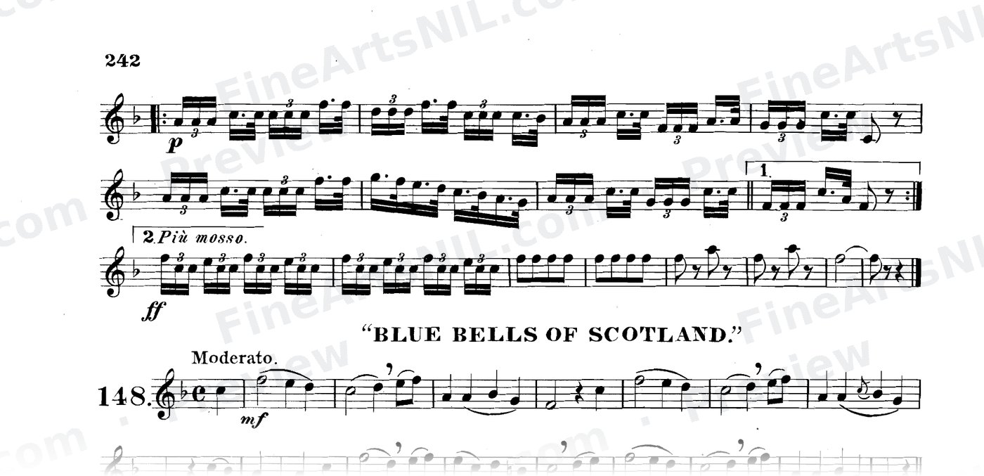 The Art of Phrasing / No. 148 / Blue Bells of Scotland.