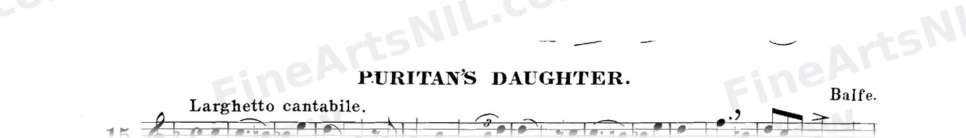 The Art of Phrasing / No. 15 / Puritan's Daughter.