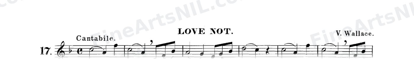 The Art of Phrasing / No. 17 / Love Not.