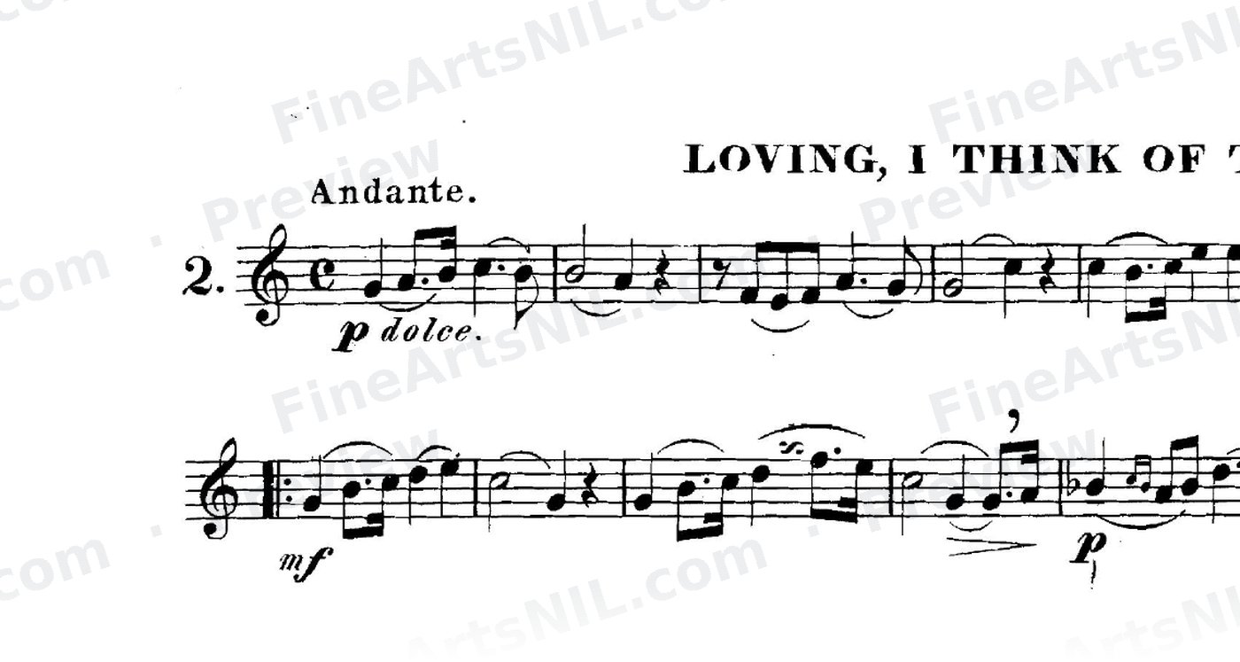 The Art of Phrasing / No. 2 / Loving, I Think of Thee.
