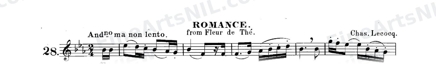 The Art of Phrasing / No. 28 / Romance, from Fleur de Thé.