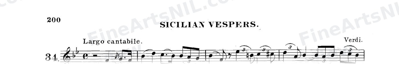 The Art of Phrasing / No. 34 / Sicillian Vespers.