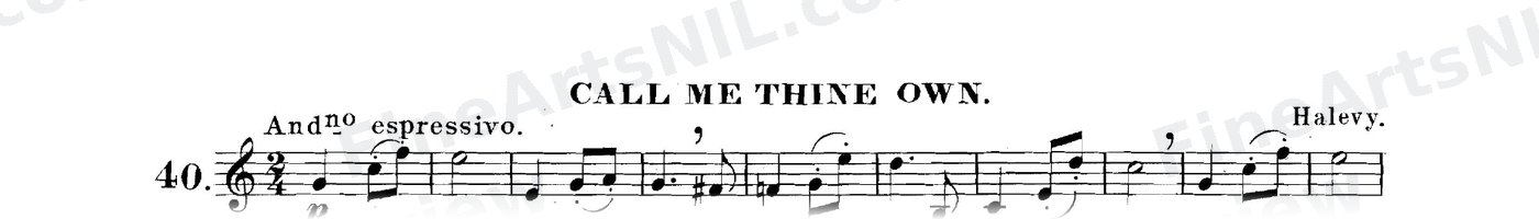 The Art of Phrasing / No. 40 / Call Me Thine Own.