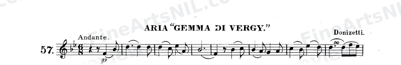 The Art of Phrasing / No. 57 / Aria "Gemma di Vergy."