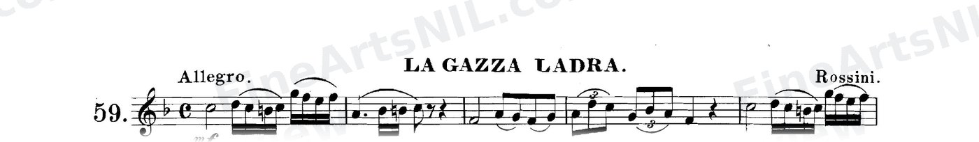 The Art of Phrasing / No. 59 / La Gazza Ladra.