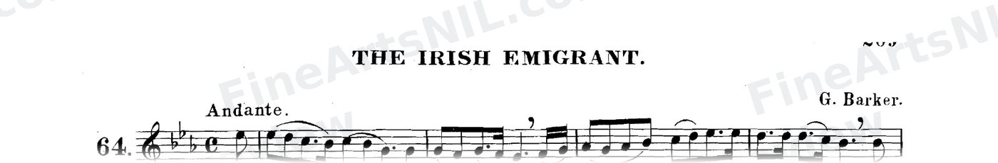 The Art of Phrasing / No. 64 / The Irish Emigrant.