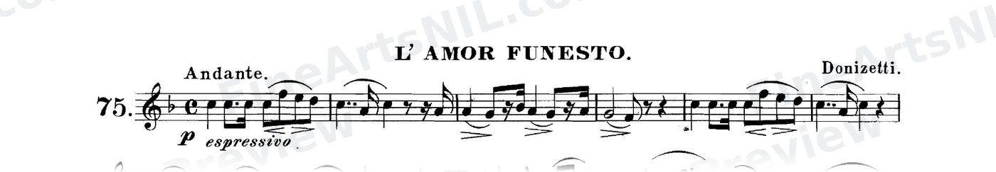 The Art of Phrasing / No. 75 / L' Amor Funesto.