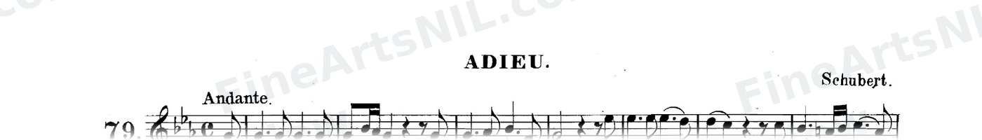 The Art of Phrasing / No. 79 / Adieu.