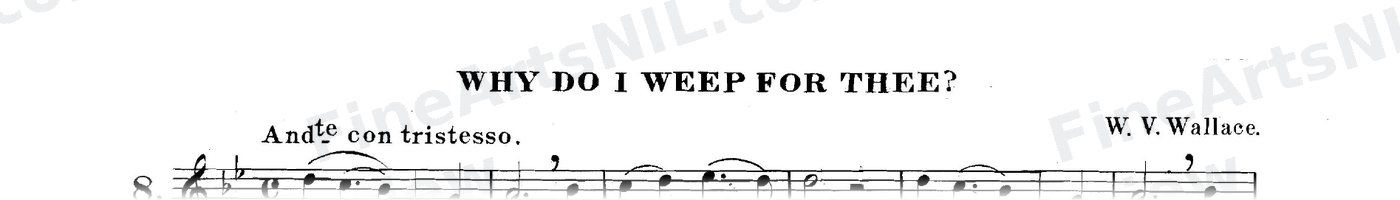 The Art of Phrasing / No. 8 / Why Do I Weep for Thee?