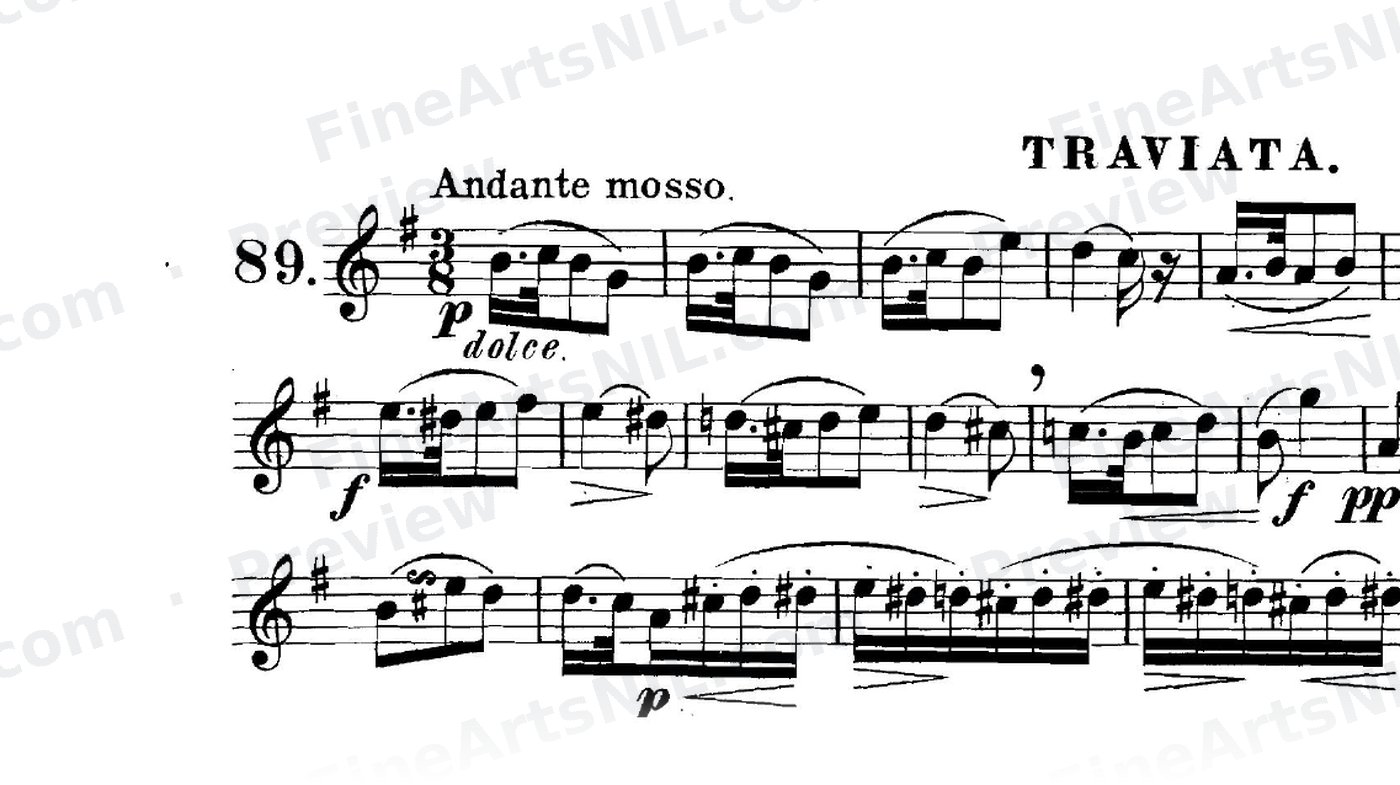 The Art of Phrasing / No. 89 / Traviata.