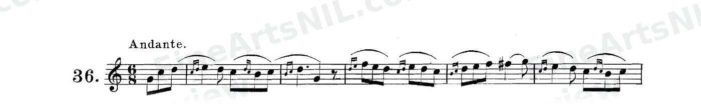 The Double Appoggiatura (Grace Note) / No. 36