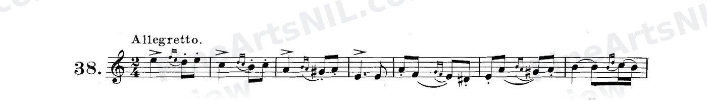 The Double Appoggiatura (Grace Note) / No. 38