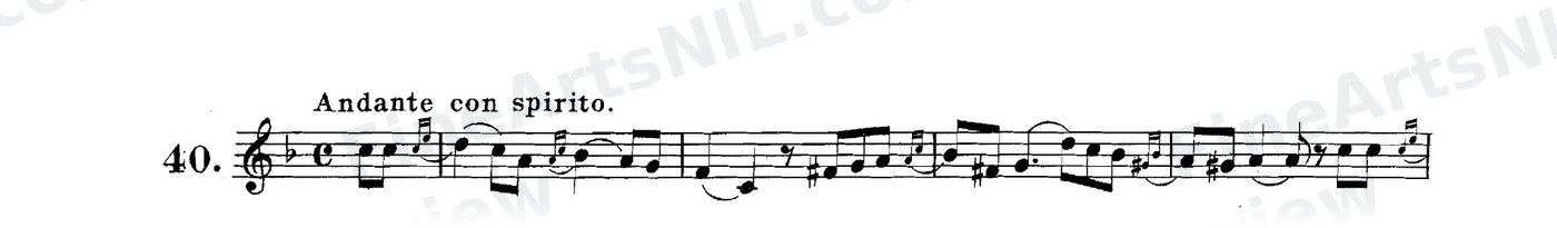 The Double Appoggiatura (Grace Note) / No. 40
